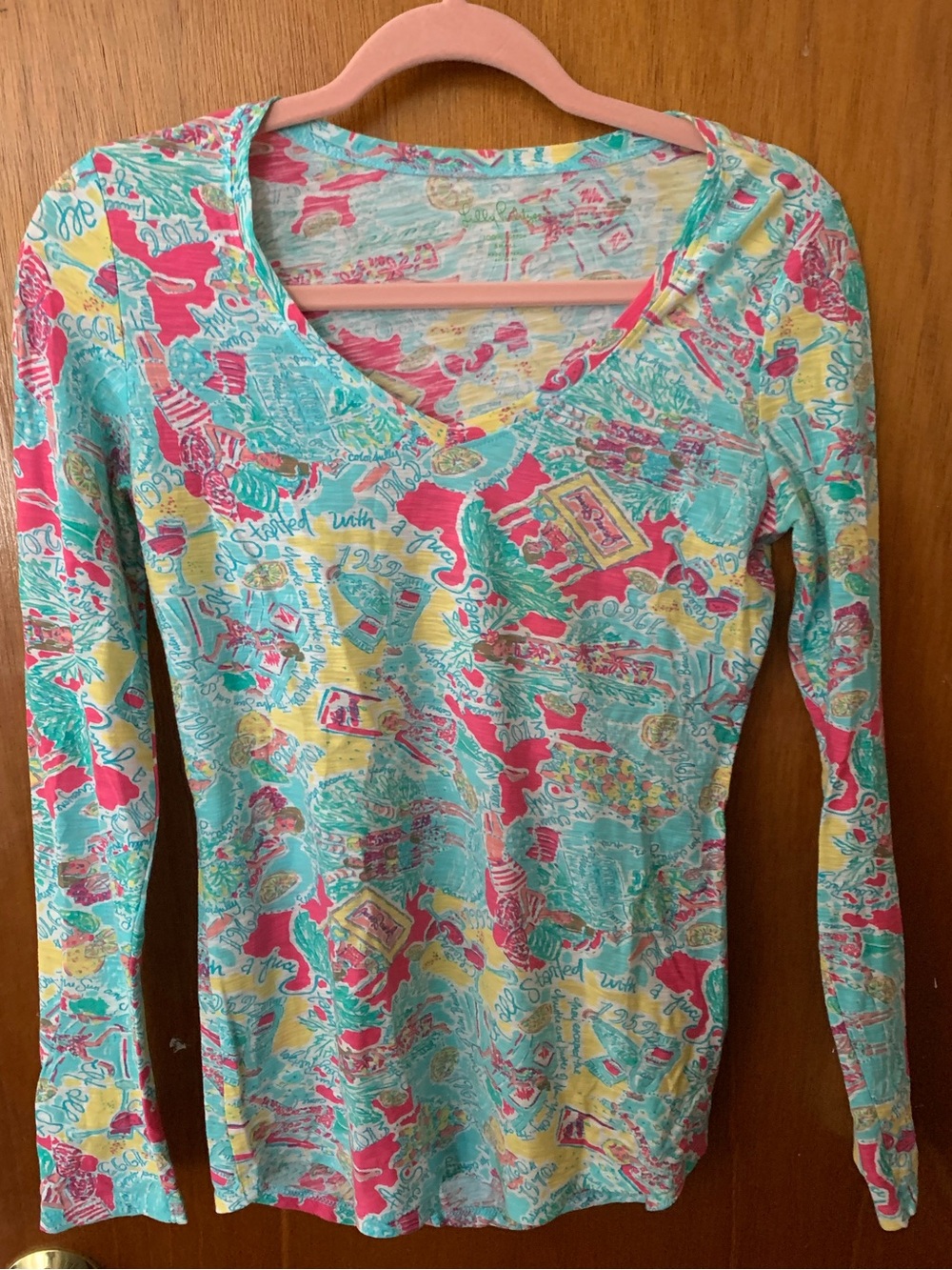Lilly Pulitzer long sleeve Etta top